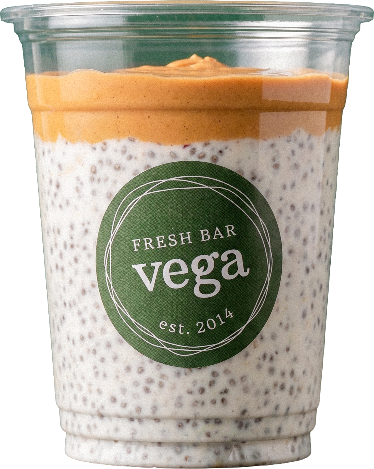 Vega chia pudding cup with peanut butter